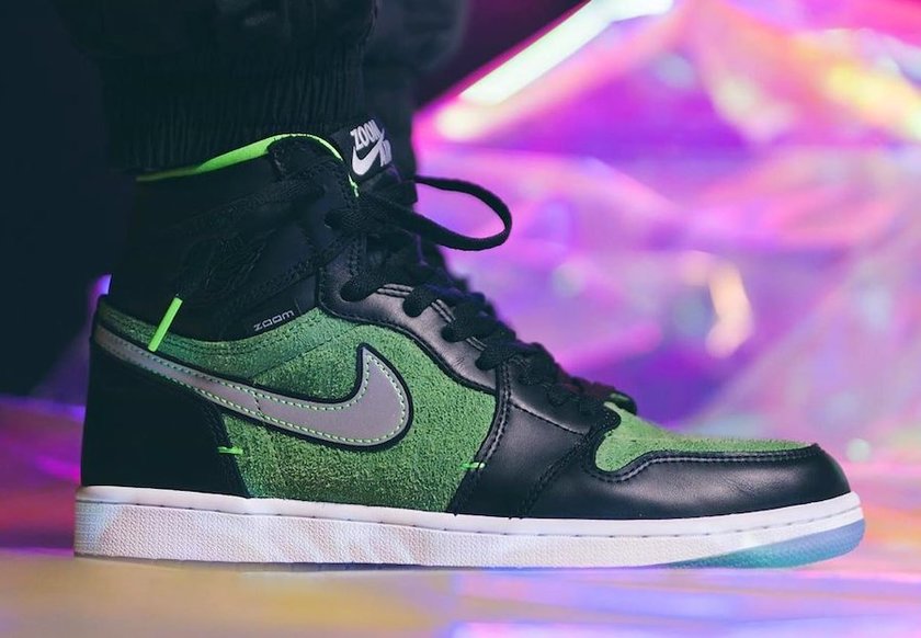 Air Jordan 1 High Zoom Black Green CK6637-002åå:registered:æ¥æï¼