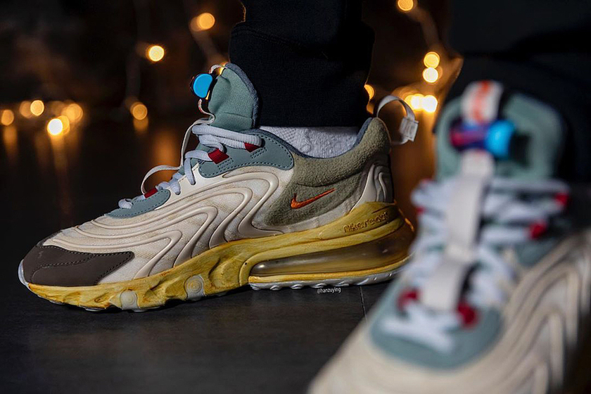 Travis Scott Nike Air Max 270 React CT2864-200åå:registered:æ¥æ