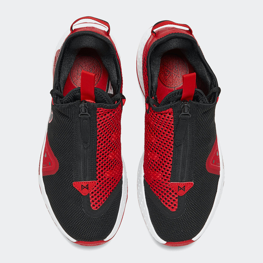 Nike PG 4 Bred Black University Red CD5079-003åå:registered:æ¥æ