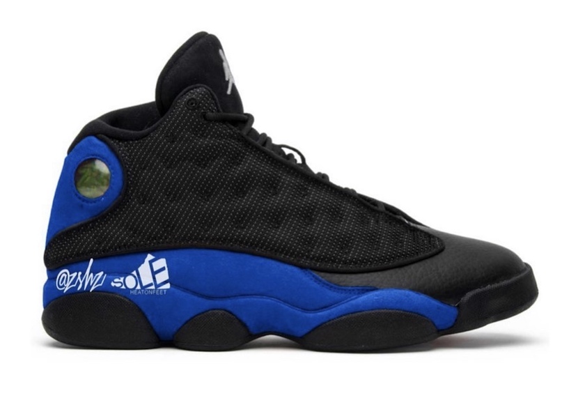 Air Jordan 13 Black Hyper Royal 414571-040åå:registered:æ¥æ