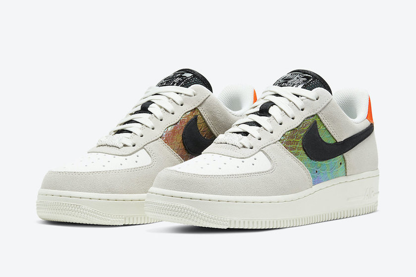 Nike Air Force 1 Low Iridescent Snakeskin CW2657-001åå:registered:æ¥æ