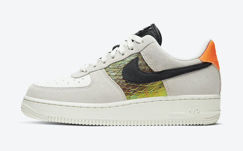Nike Air Force 1 Low Iridescent Snakeskin CW2657-001åå:registered:æ¥æ
