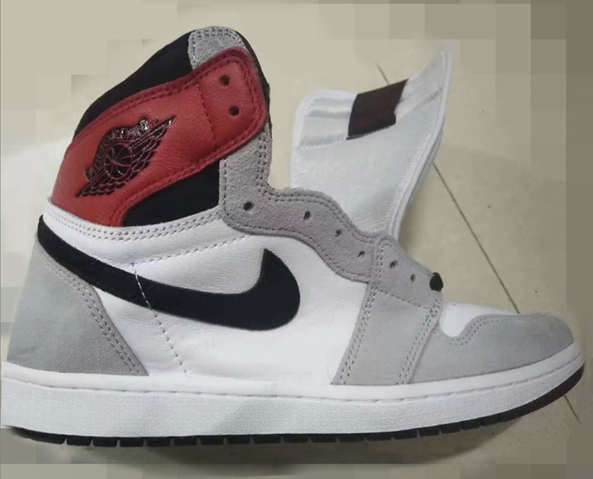 Air Jordan 1 Light Smoke Gray 555088-126åå:registered:æ¥æ