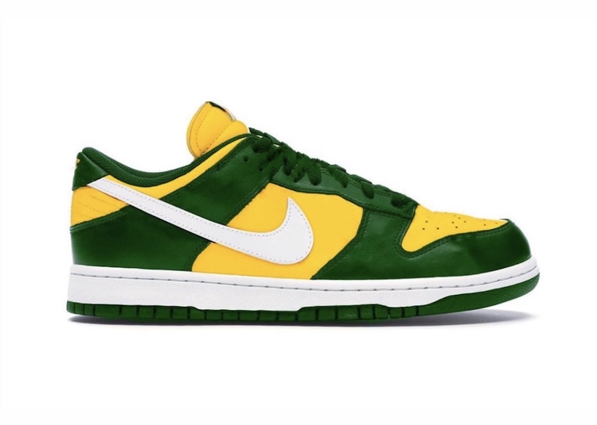 Nike Dunk Low Varsityçç±³æ¾ç»¿è²ç½è²åå¸æ¥æ