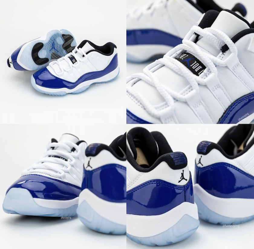 Air Jordan 11 Low WMNS Concord AH7860-100åå:registered:æ¥æå:registered:ä»·