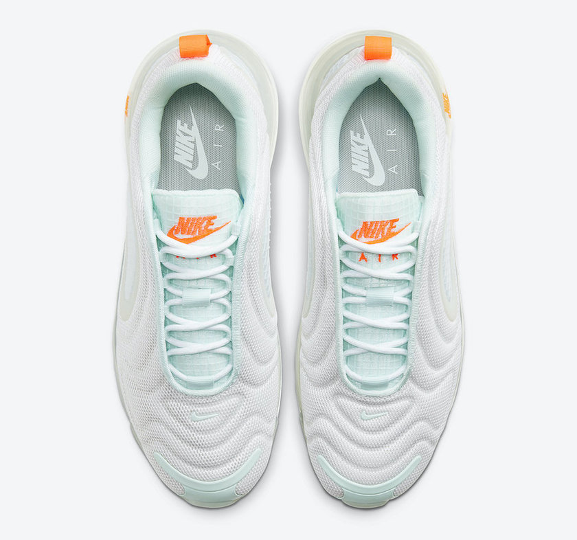 Nike Air Max 720 White Teal Tint Hyper Crimson CJ0632-101åå:registered:æ¥æ