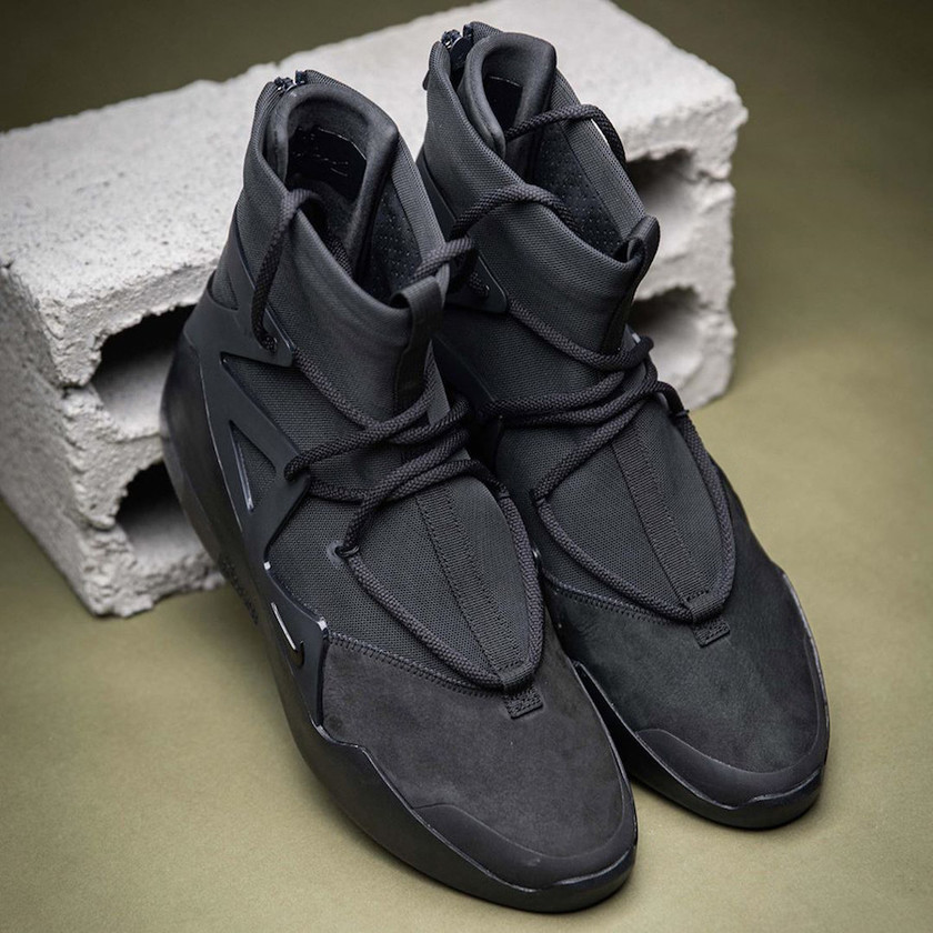 Nike Air Fear of God 1 Triple Black AR4237-005åå:registered:æ¥æ