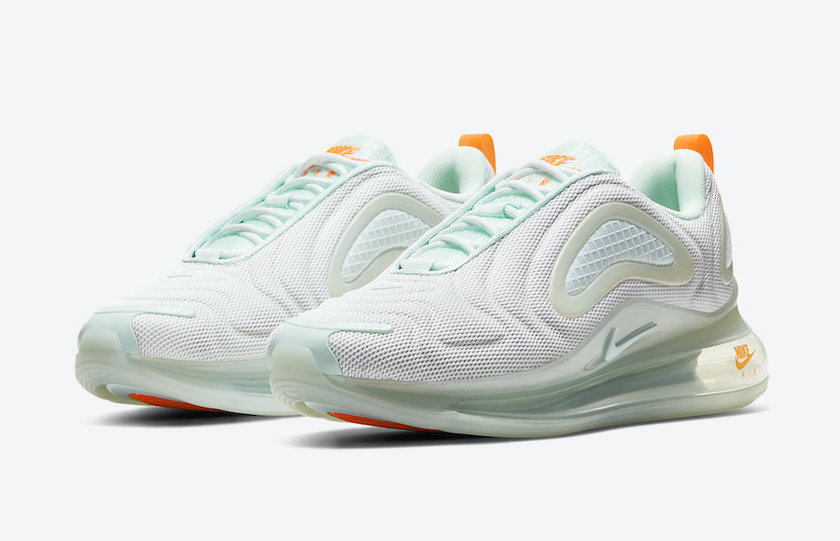 Nike Air Max 720 White Teal Tint Hyper Crimson CJ0632-101åå:registered:æ¥æ