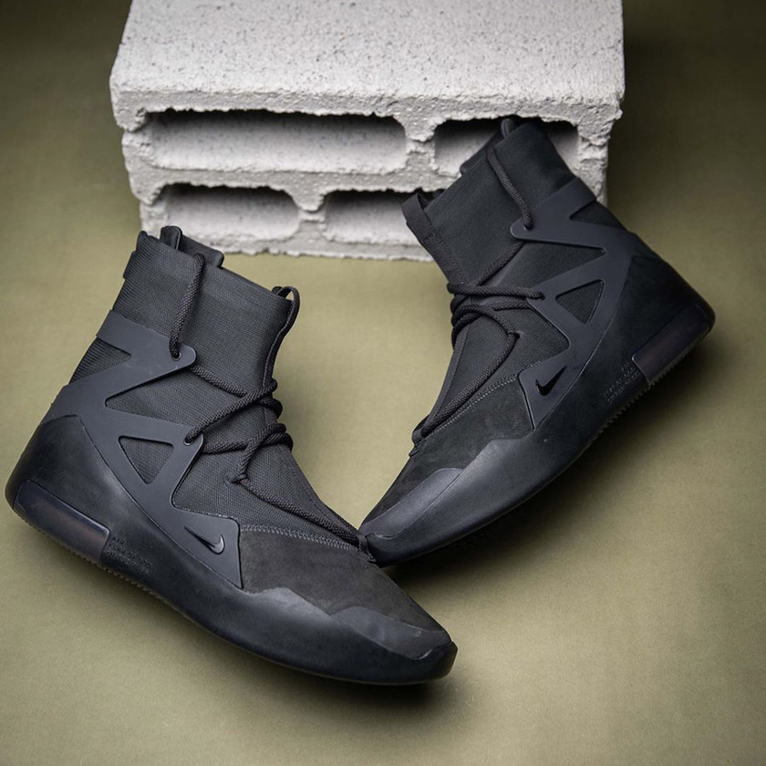 Nike Air Fear of God 1 Triple Black AR4237-005åå:registered:æ¥æ