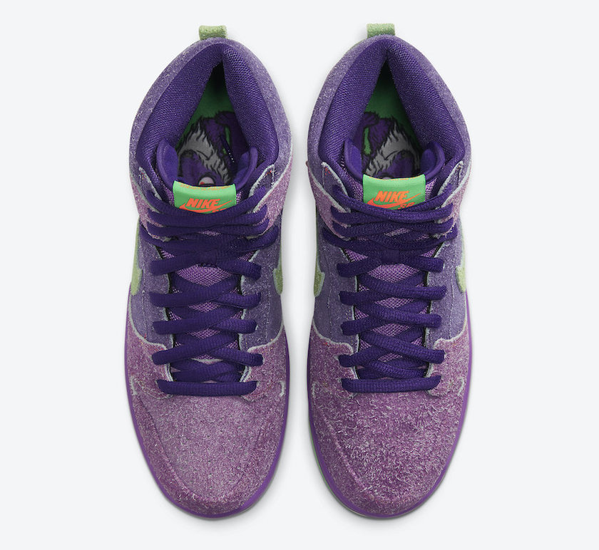 Nike SB Dunk High 420 Purple Skunk CW9971-500åå:registered:æ¥æ