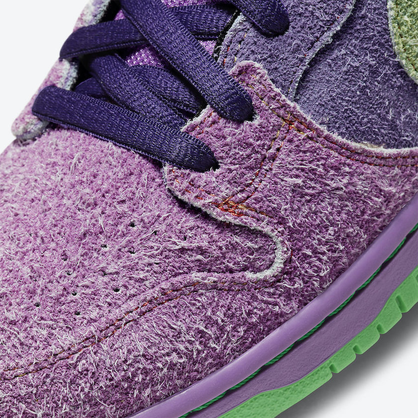 Nike SB Dunk High 420 Purple Skunk CW9971-500åå:registered:æ¥æ