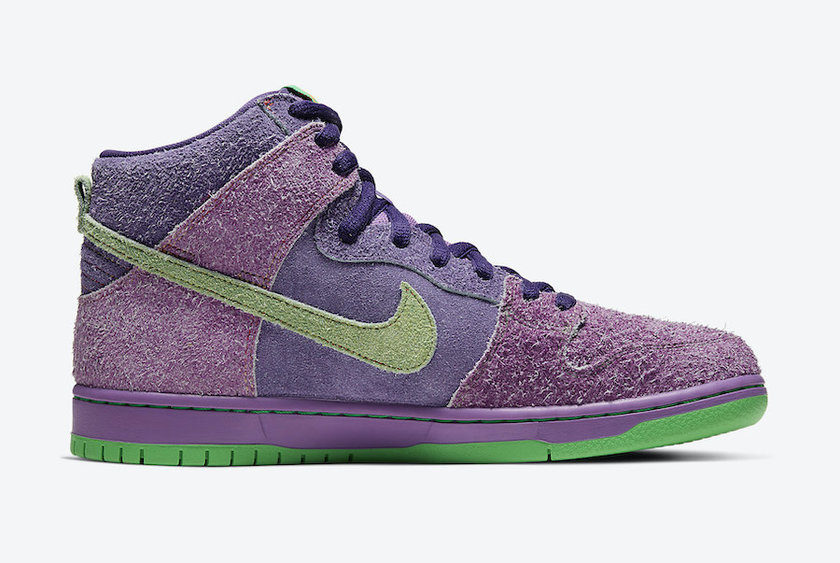 Nike SB Dunk High 420 Purple Skunk CW9971-500åå:registered:æ¥æ