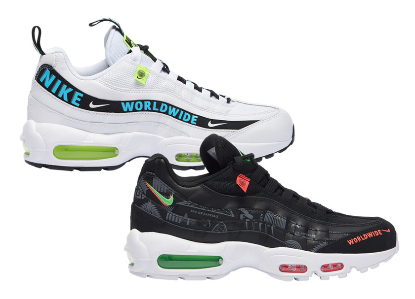 Nike Air Max 95 Worldwide Pack CQ9743-001 CT0248-100åå:registered:æ¥æ