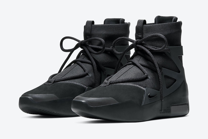 Nike Air Fear of God 1 Black Noir AR4237-005åå:registered:æ¥æ