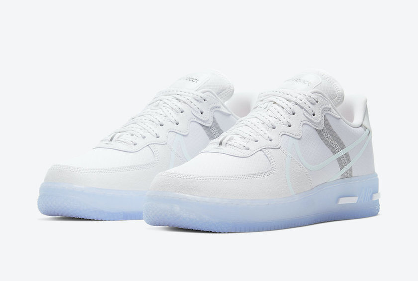Nike Air Force 1 React White Ice CQ8879-100 Release Date