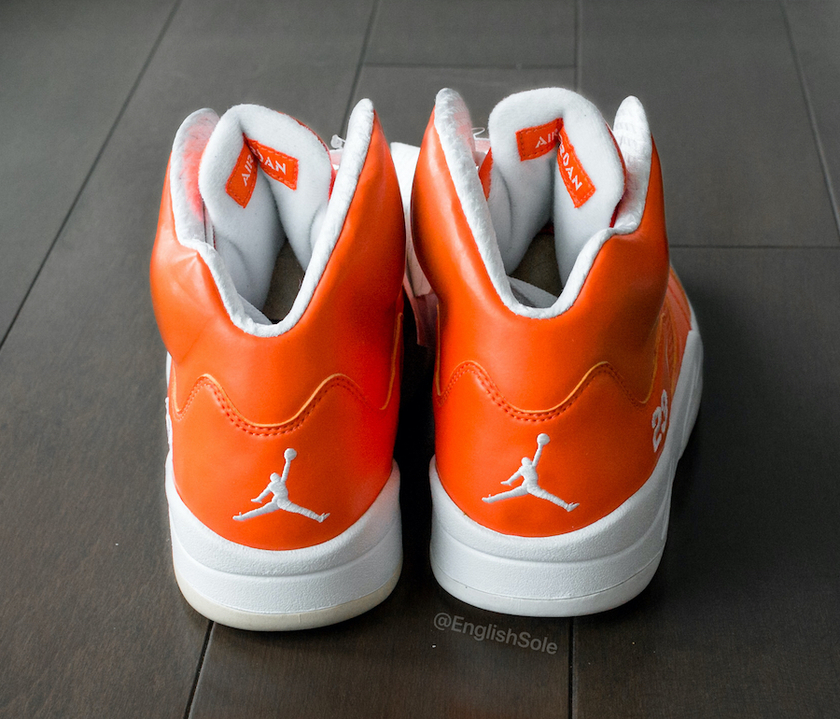 Air Jordan 5 Rainbow Orange 2011 Sample