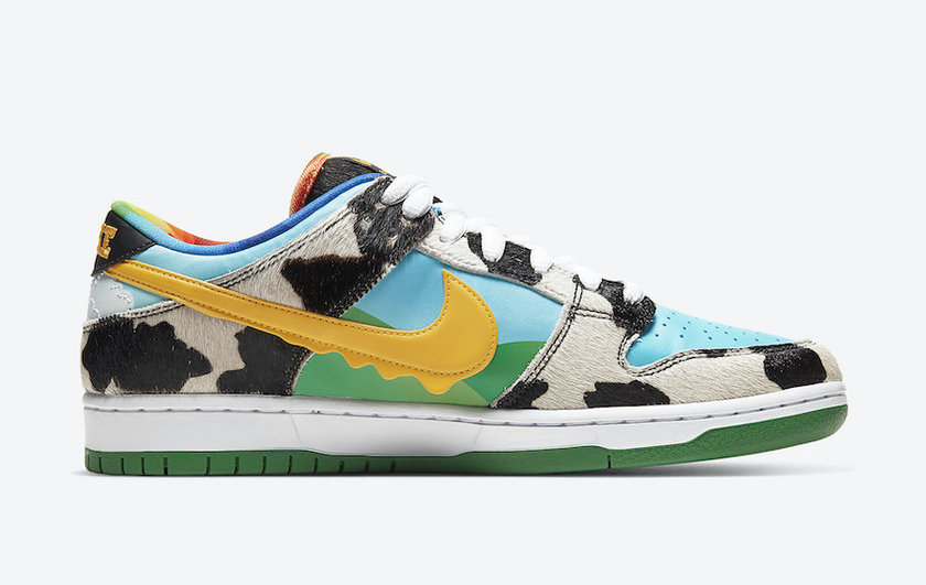Ben and Jerry's Nike SB Dunk Low Chunky Dunky CU3244-100 Release Date Price