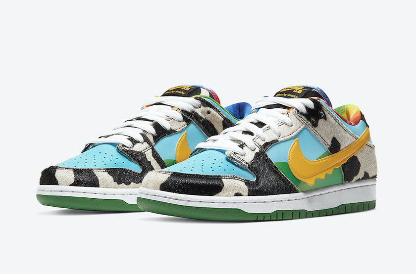 Ben and Jerry's Nike SB Dunk Low Chunky Dunky CU3244-100 Release Date Price
