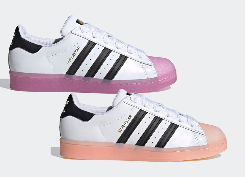 adidas Superstar Shock Purple FW3554 Haze Coral FW3553 Release Date
