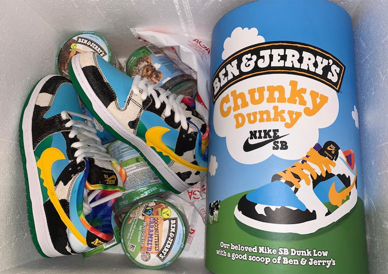 BenåJerry Nike SB Dunk Low Pint Box