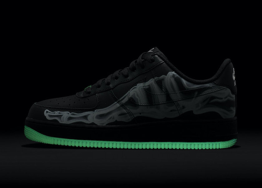 Nike Air Force 1 Skeleton Brilliant Orange CU8067-800 Release Date