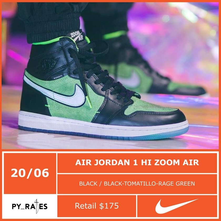 Air Jordan 1 Hi Zoom Rageç»¿è²