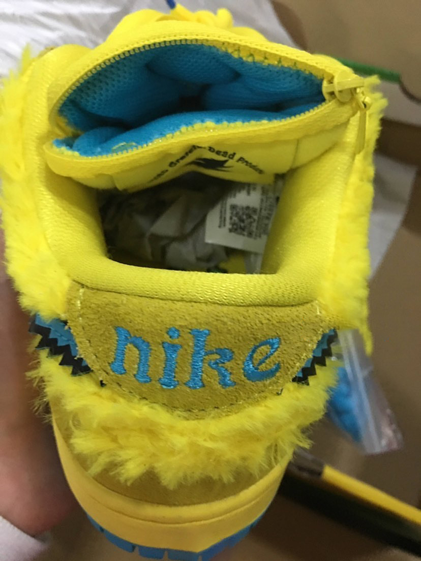 Grateful Dead Nike SB Dunk Low Yellow Bear CJ5378-700åå:registered:æ¥æå:registered:ä»·