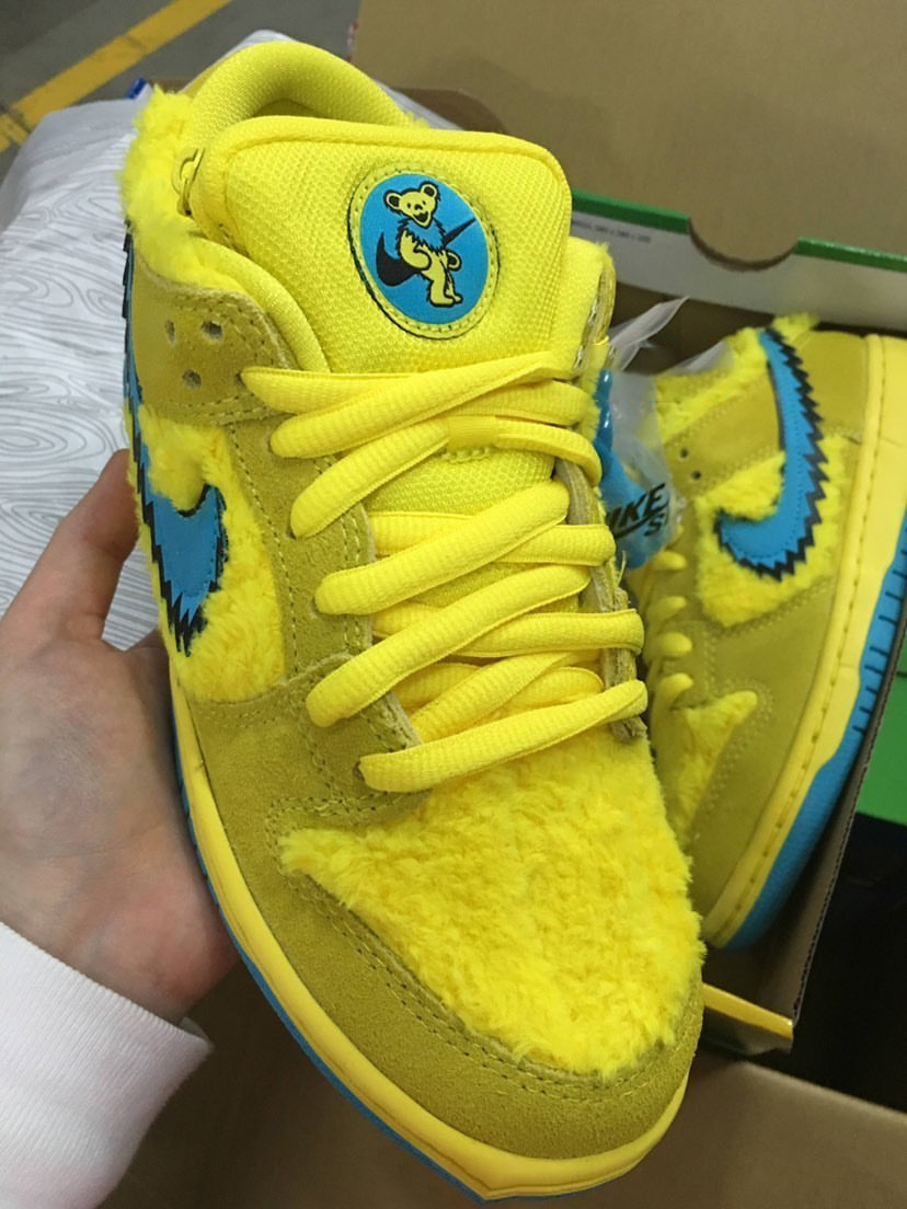 Grateful Dead Nike SB Dunk Low Yellow Bear CJ5378-700åå:registered:æ¥æå:registered:ä»·