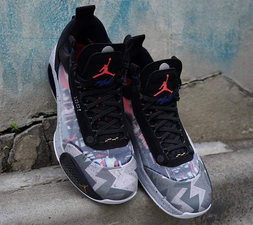 Air Jordan 34 Low Print CZ7746-008åå:registered:æ¥æ