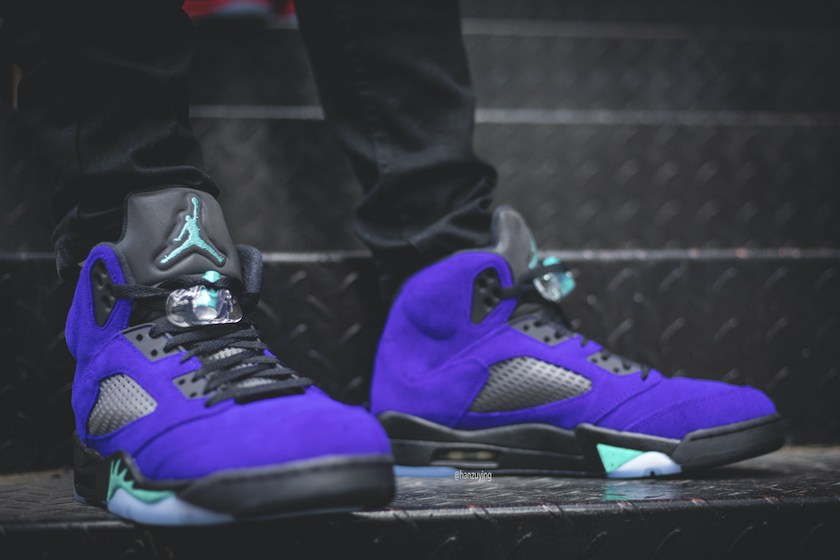 Alternate Grape Air Jordan 5 136027-500åå:registered:æ¥æ
