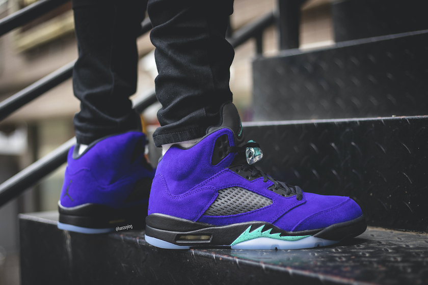 Alternate Grape Air Jordan 5 136027-500åå:registered:æ¥æ