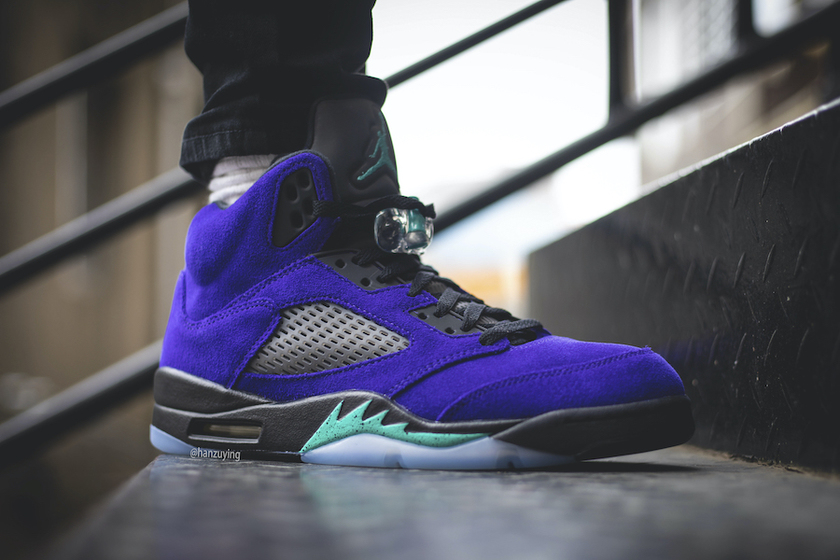 Alternate Grape Air Jordan 5 136027-500åå:registered:æ¥æ