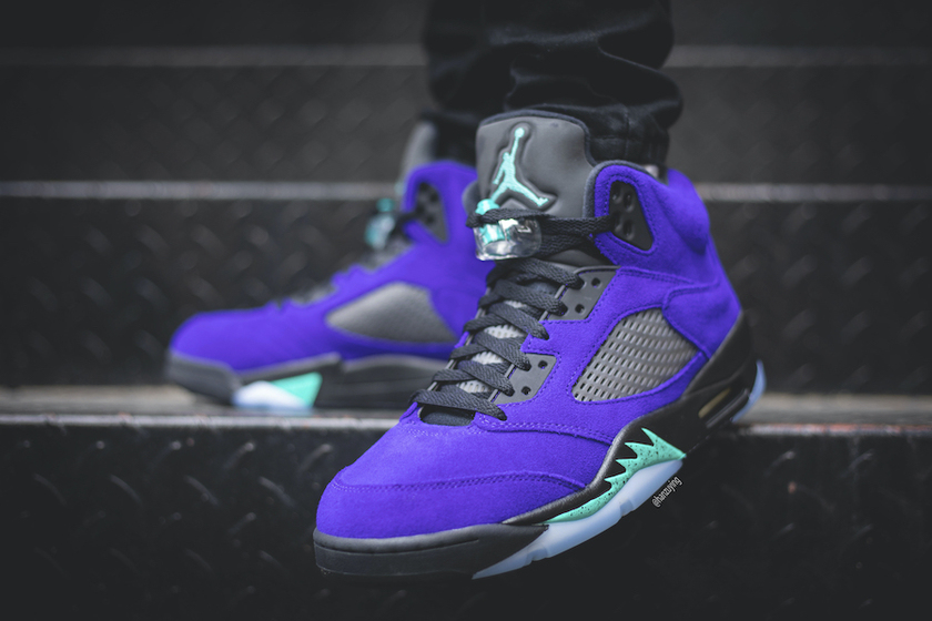 Alternate Grape Air Jordan 5 136027-500åå:registered:æ¥æ