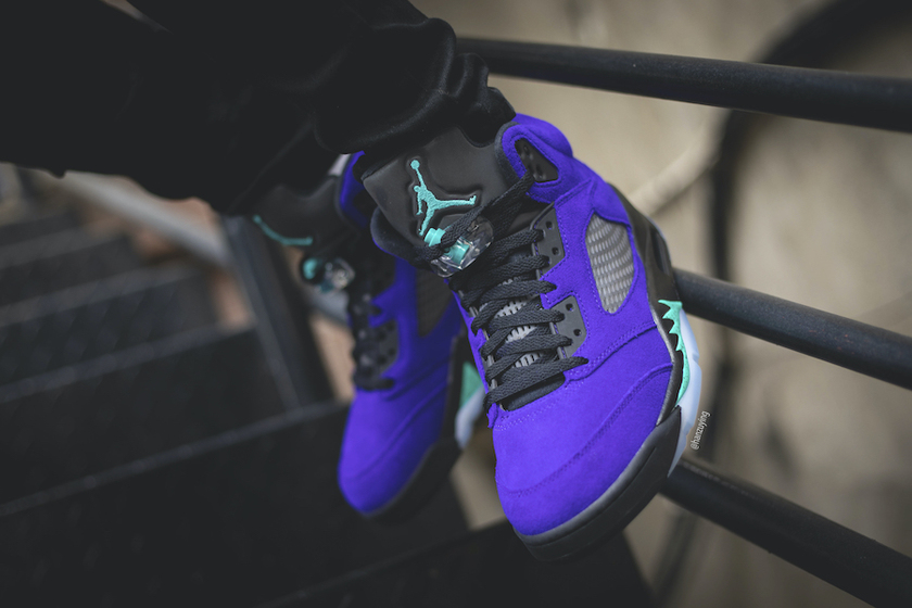 Alternate Grape Air Jordan 5 136027-500åå:registered:æ¥æ