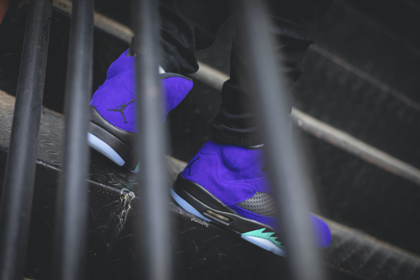 Alternate Grape Air Jordan 5 136027-500åå:registered:æ¥æ