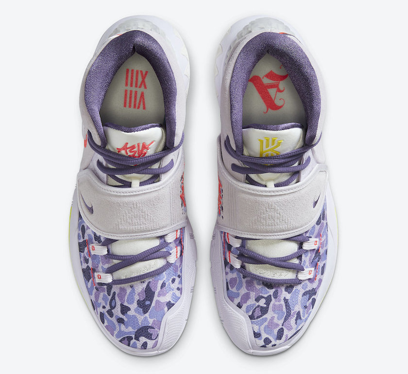 Nike Kyrie 6 Asia Purple Camo CD5031-500åå:registered:æ¥æ