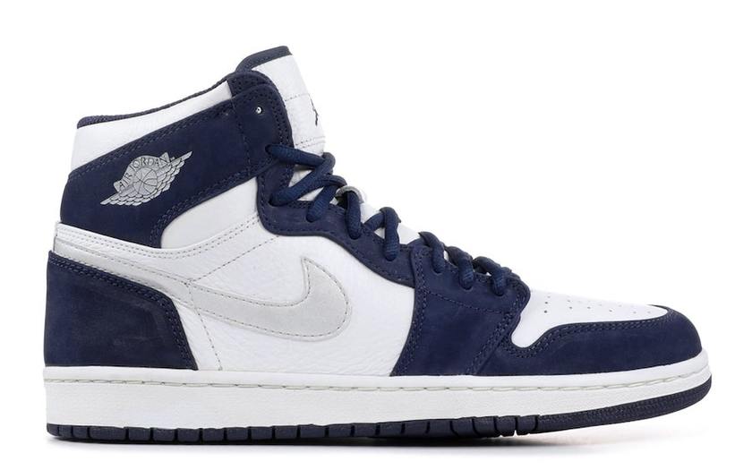 Air Jordan 1 Japan Midnight Navy Metallic Silver DC1788-100åå:registered:æ¥æ