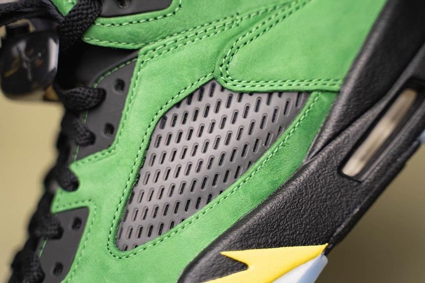Oregon Air Jordan 5 Elevate CK6631-307 Release Date On-Feet