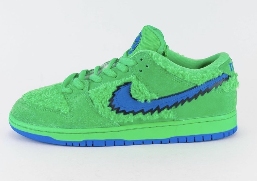 Grateful Dead Nike SB Dunk Low Green Bear CJ5378-300åå:registered:æ¥æå:registered:ä»·