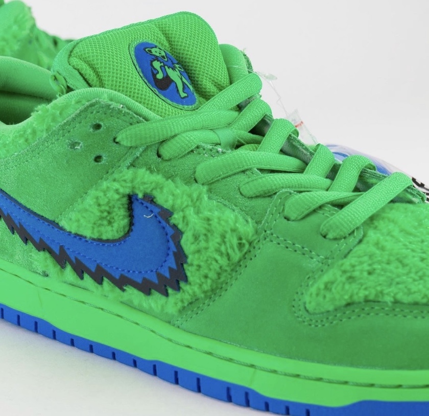 Grateful Dead Nike SB Dunk Low Green Bear CJ5378-300åå:registered:æ¥æå:registered:ä»·
