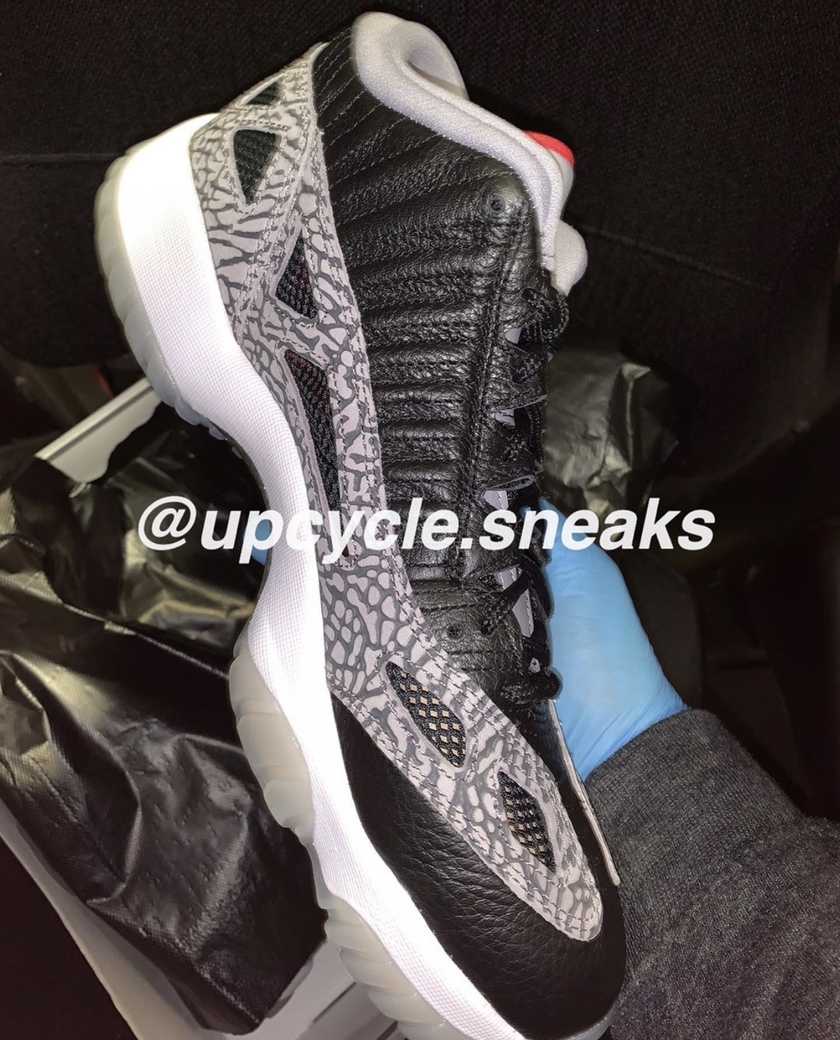 Air Jordan 11 Low IE Black Cement 919712-006 Release Date