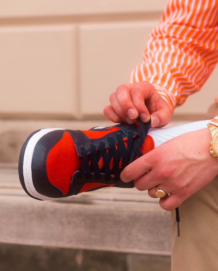 CU1727-800,Dunk Low,Nike CU1727-800 市价超 2K！下周发售！看看蓝橙 Dunk Low 上脚效果如何！