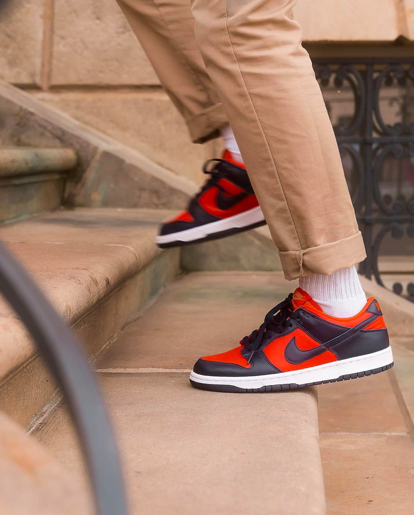 CU1727-800,Dunk Low,Nike CU1727-800 市价超 2K！下周发售！看看蓝橙 Dunk Low 上脚效果如何！