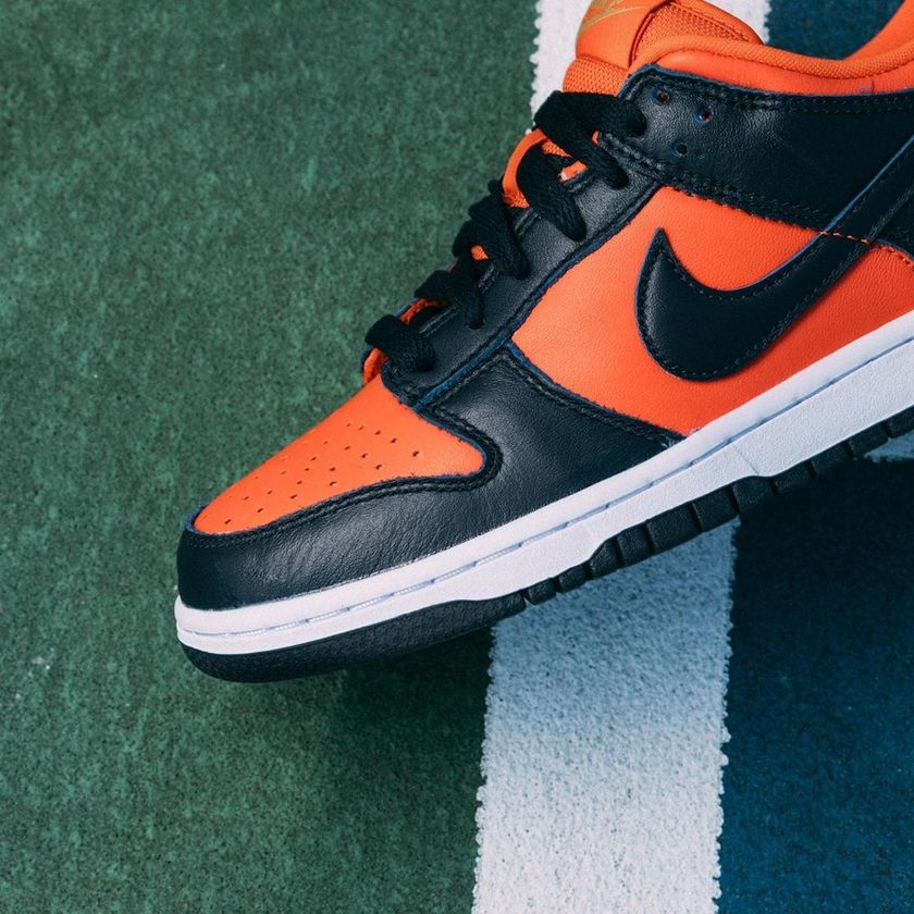 CU1727-800,Dunk Low,Nike CU1727-800 市价超 2K！下周发售！看看蓝橙 Dunk Low 上脚效果如何！