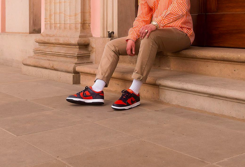 CU1727-800,Dunk Low,Nike CU1727-800 市价超 2K！下周发售！看看蓝橙 Dunk Low 上脚效果如何！