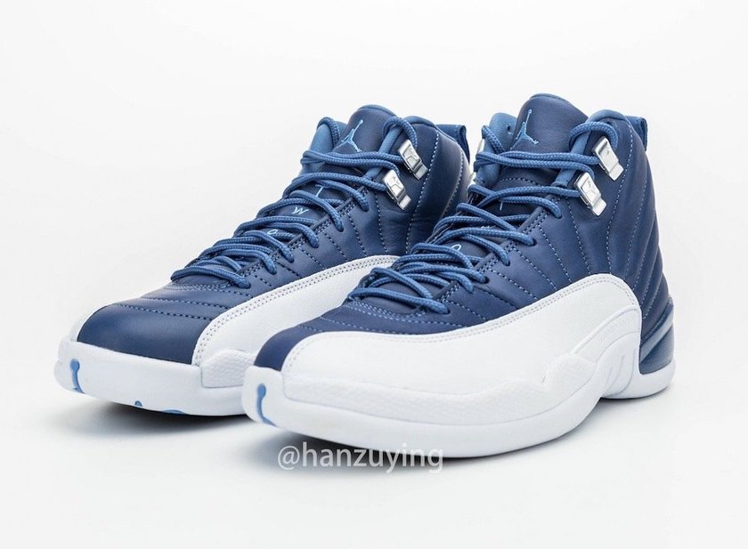Air Jordan 12 Indigo Stone Blue Obsidian 130690-404 Release Date