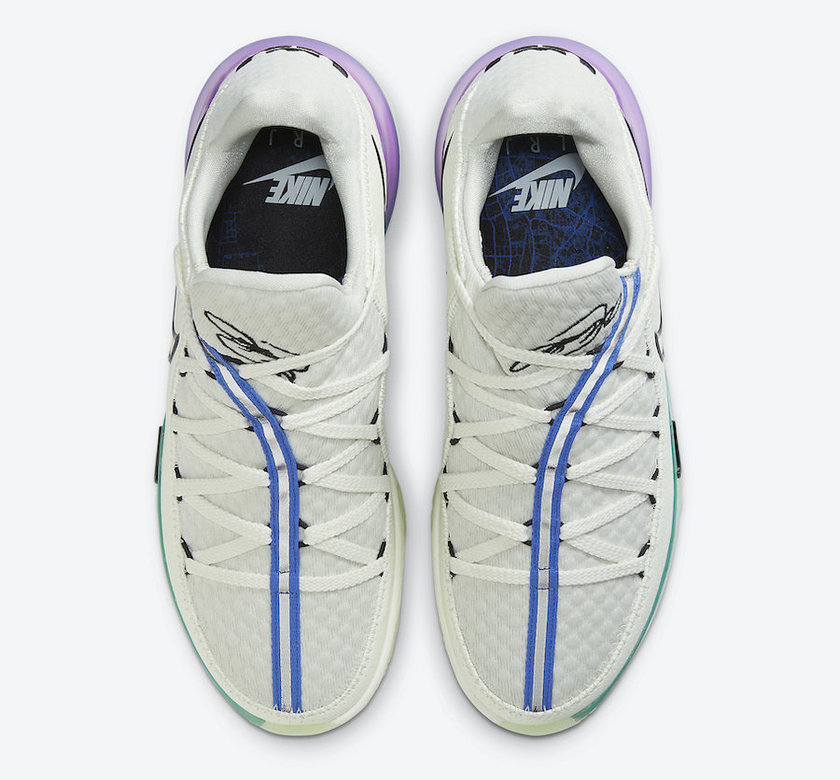 Nike LeBron 17 Low Glow in the Dark Pastel Gradient CD5007-005 Release Date