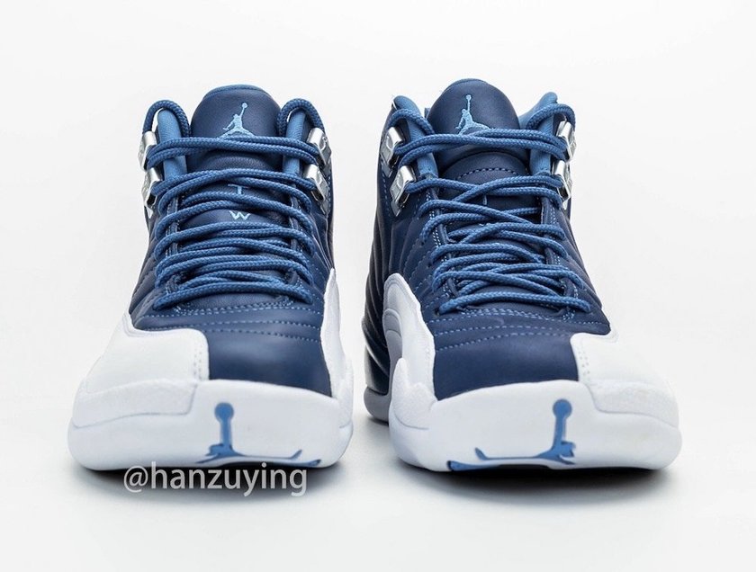 Air Jordan 12 Indigo Stone Blue Obsidian 130690-404 Release Date