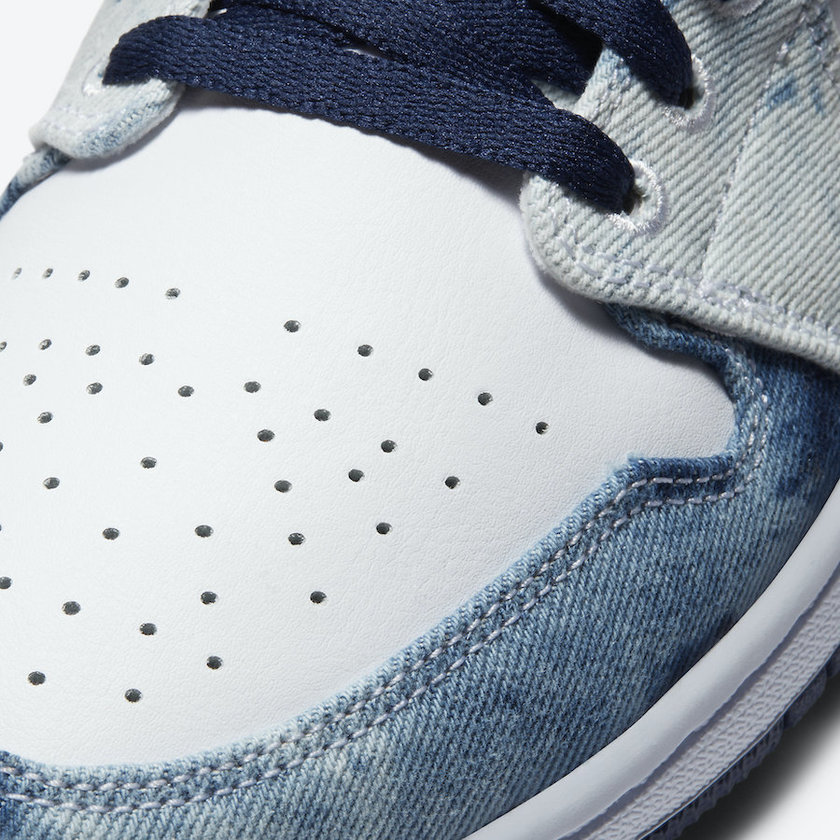 Air Jordan 1 Low Washed Denim CZ8455-100åå:registered:æ¥æ