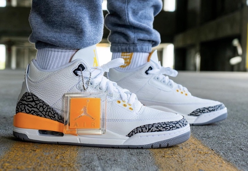 Air Jordan 3 Laser Orange CK9246-108åå:registered:æ¥æ